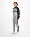 KIDS RACE TRACKSUIT | gris