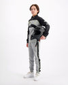 KIDS RACE TRACKSUIT | gris