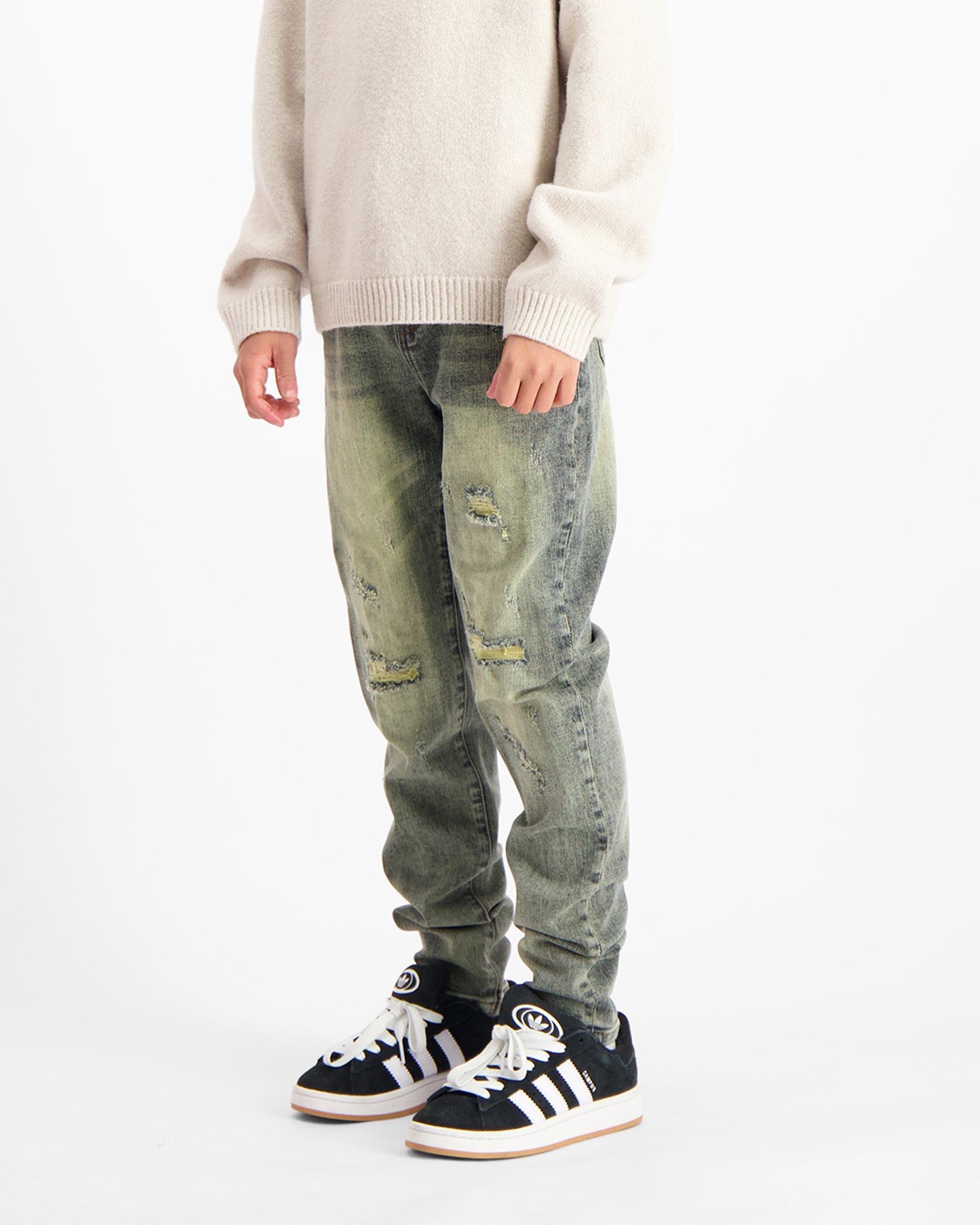 KIDS REPAIRED DENIM | Azul