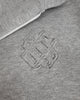 KIDS RIPPED MONOGRAM HOODIE | gris