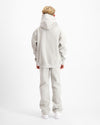 KIDS RIPPED MONOGRAM HOODIE | gris