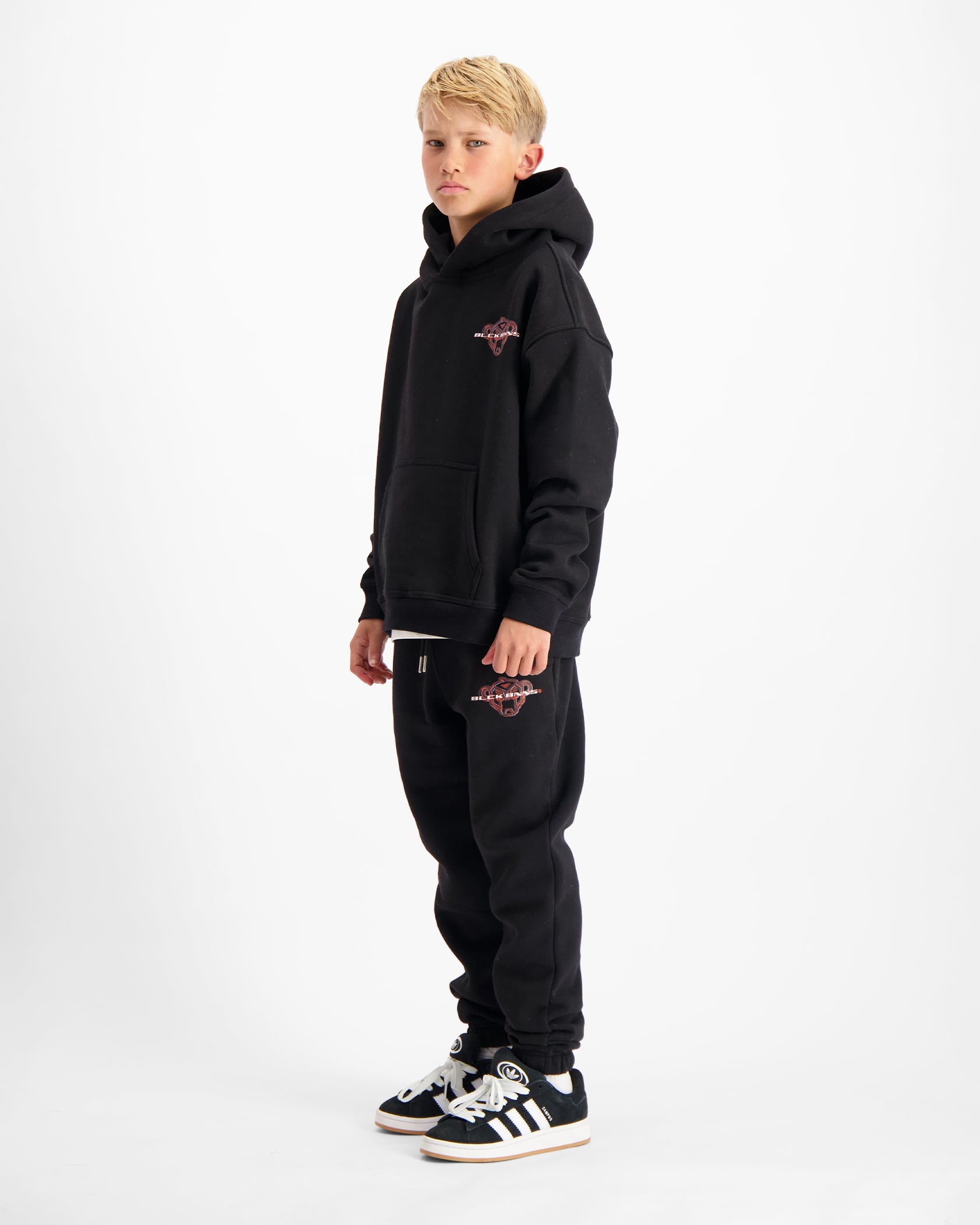 KIDS SKETCH SWEATSUIT | Negro