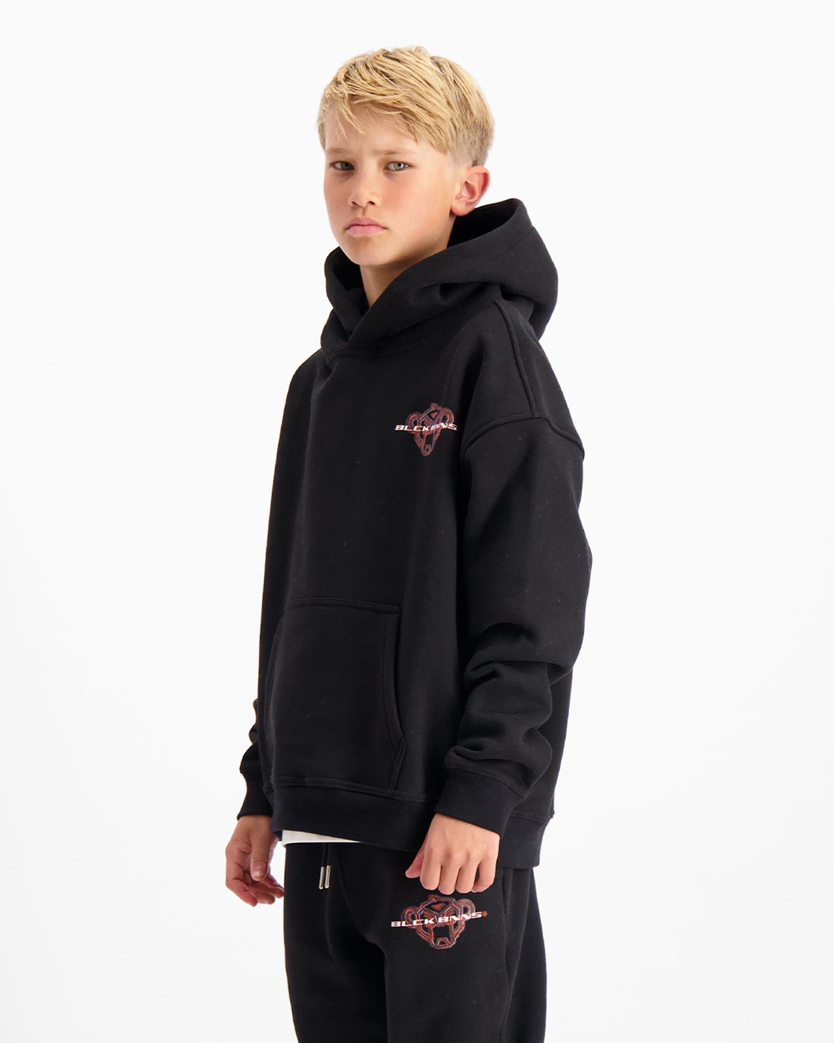 KIDS SKETCH SWEATSUIT | Negro
