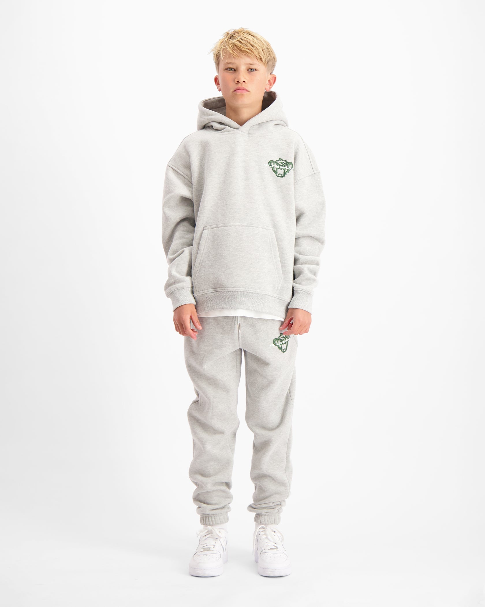 KIDS SKETCH SWEATSUIT | Melange gris