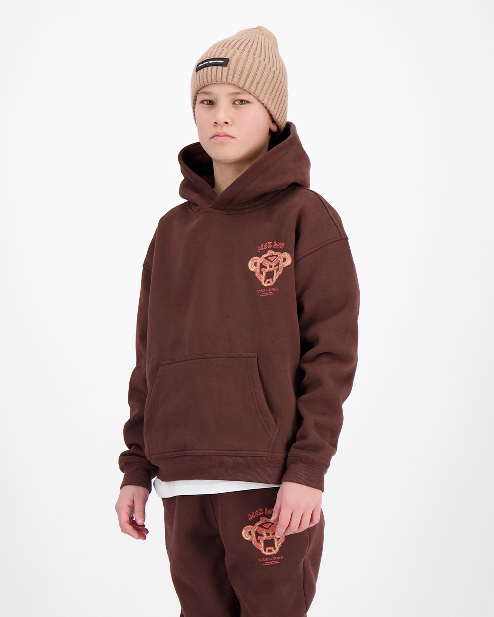 SUDADERA KIDS SKETCH 2.0 | Marrón