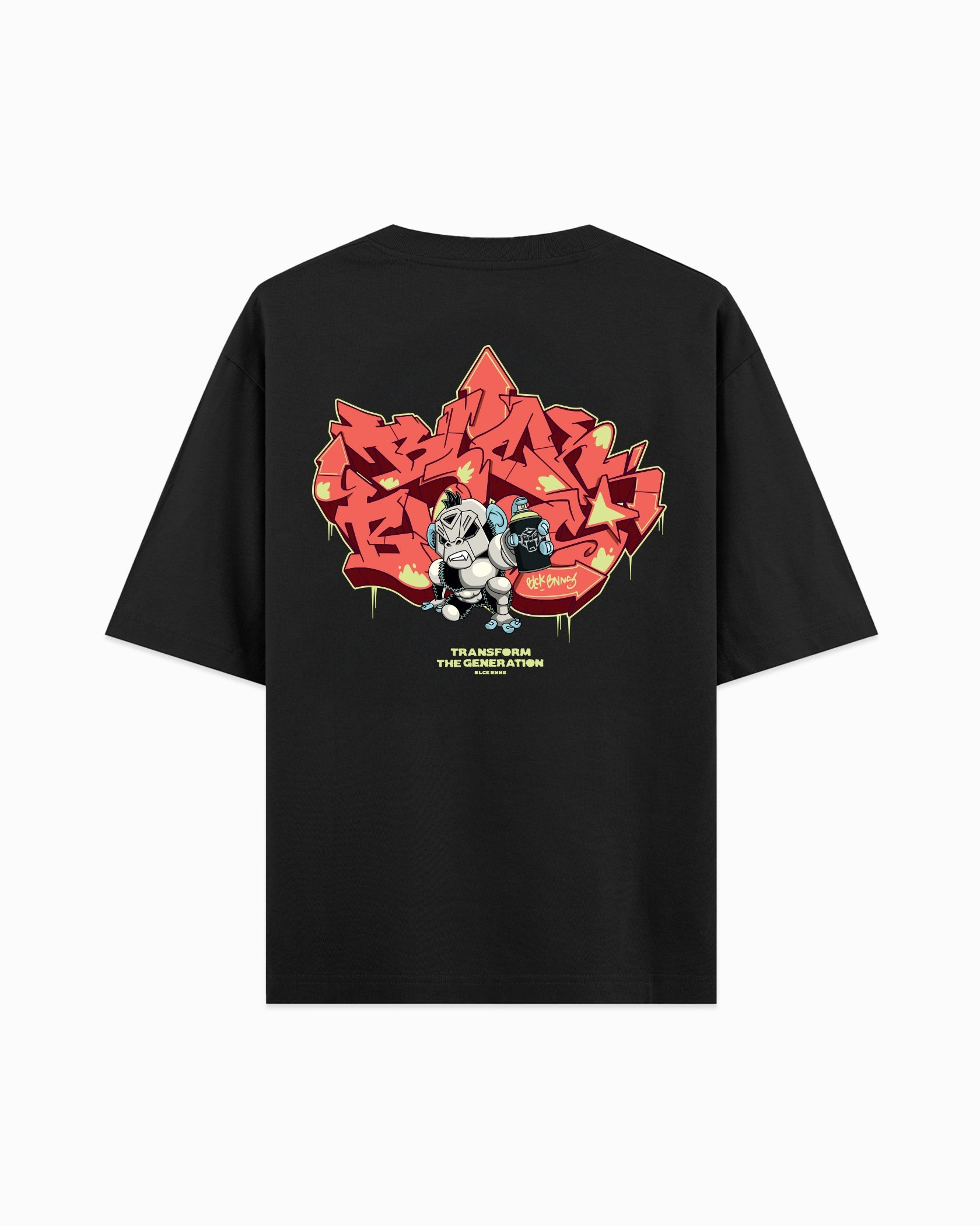 CAMISETA ROCIADA NIÑOS | Negro