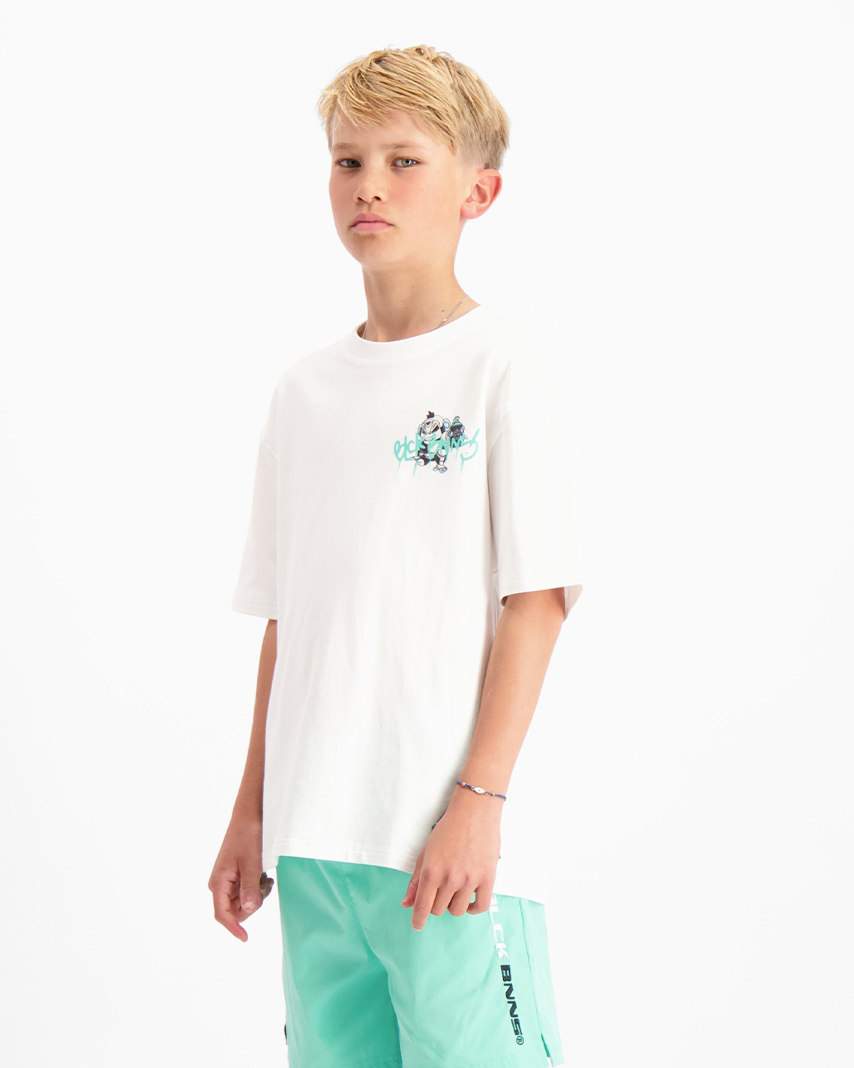 CAMISETA SPRAYADA NIÑOS | Blanco