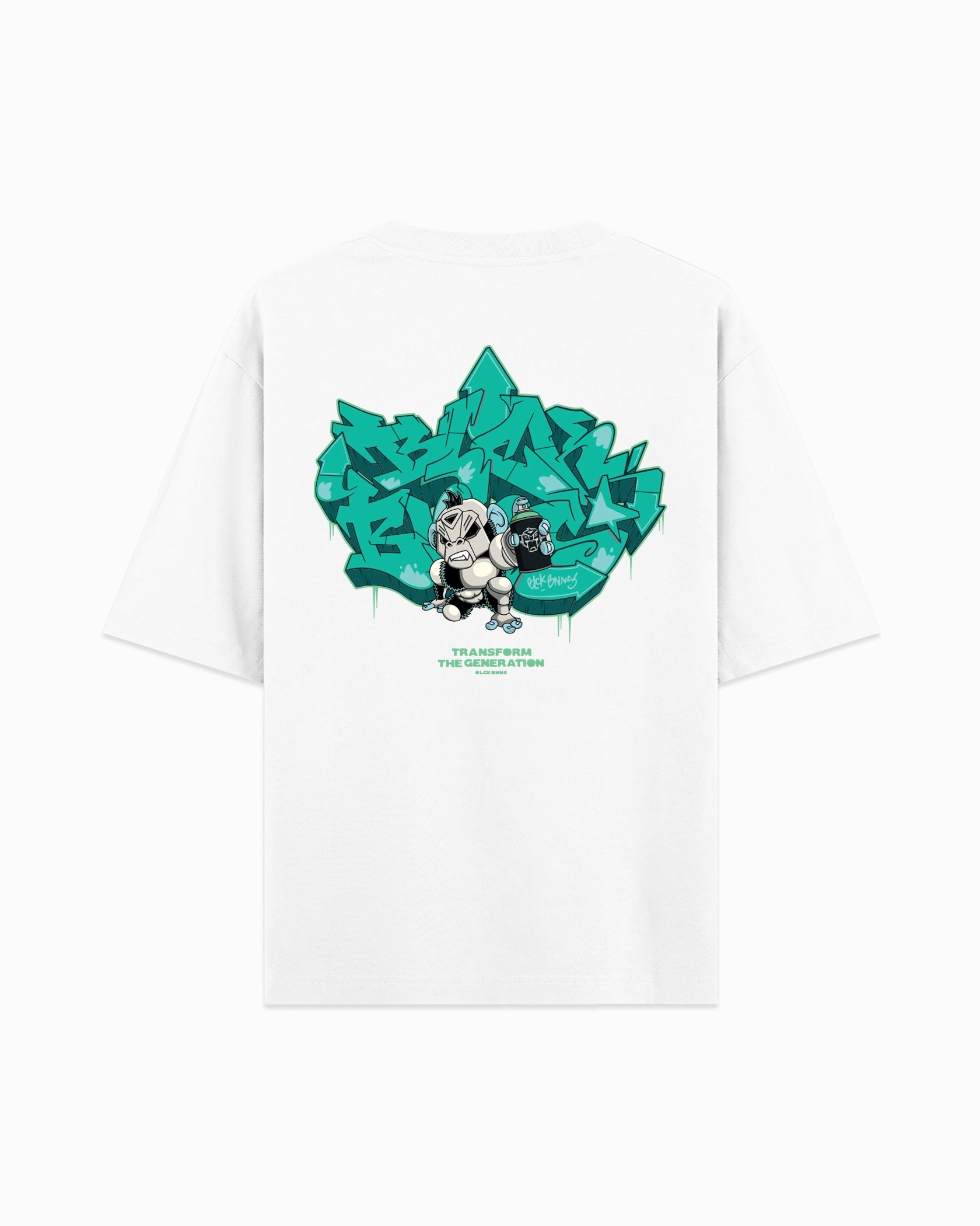 CAMISETA SPRAYADA NIÑOS | Blanco