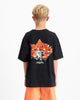 CAMISETA ROCIADA NIÑOS | Negro
