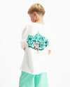 CAMISETA SPRAYADA NIÑOS | Blanco
