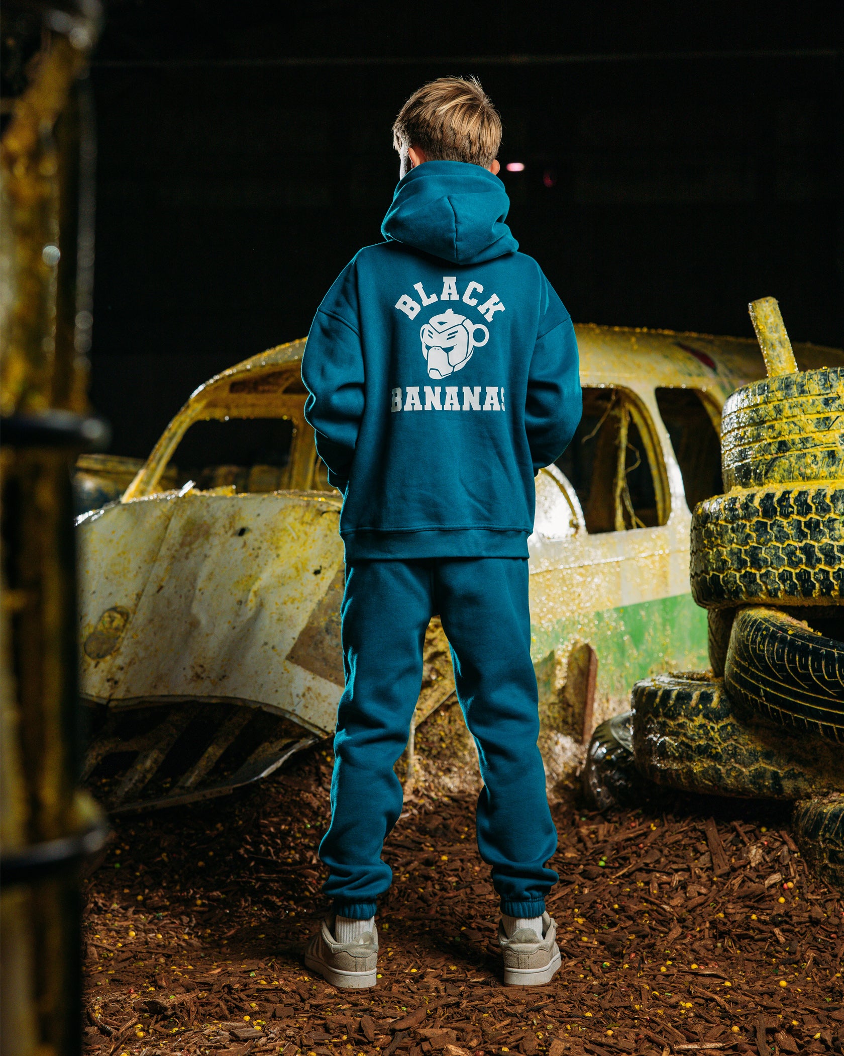 SUDADERA INFANTIL VARSITY | Verde