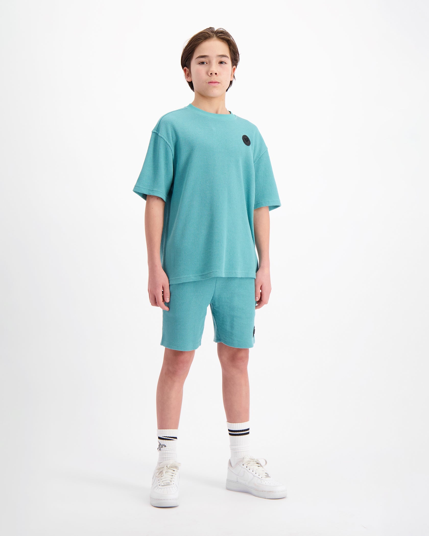 CAMISETA INFANTIL WAFFLE | Verde