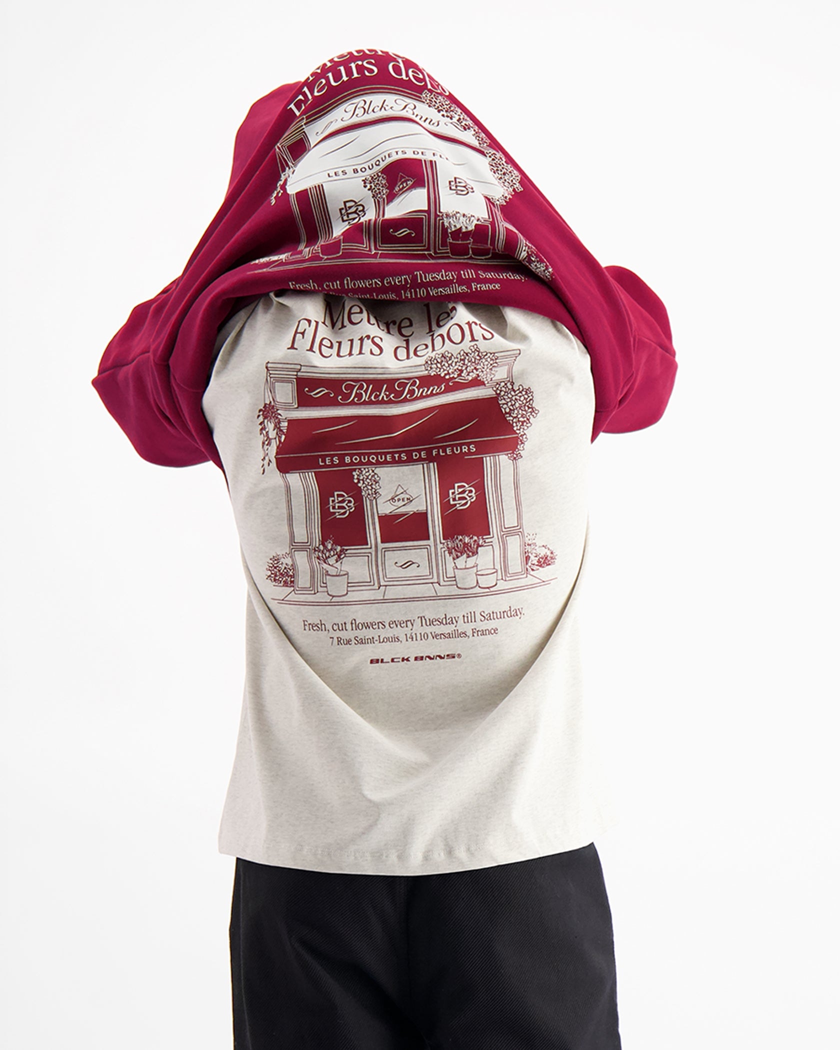 SUDADERA LES FLEURS | Borgoña