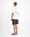 CAMISETA MARINA CLUB | Blanco hueso