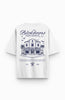 CAMISETA MARINA CLUB | Blanco hueso