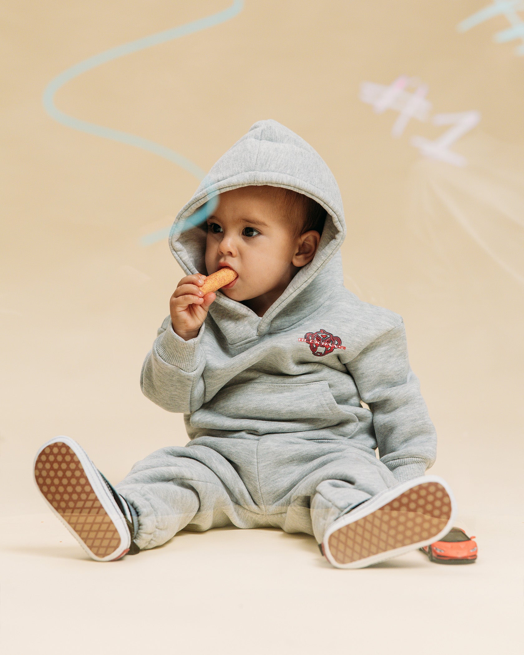 SUDADERA MC SKETCH | Melange gris