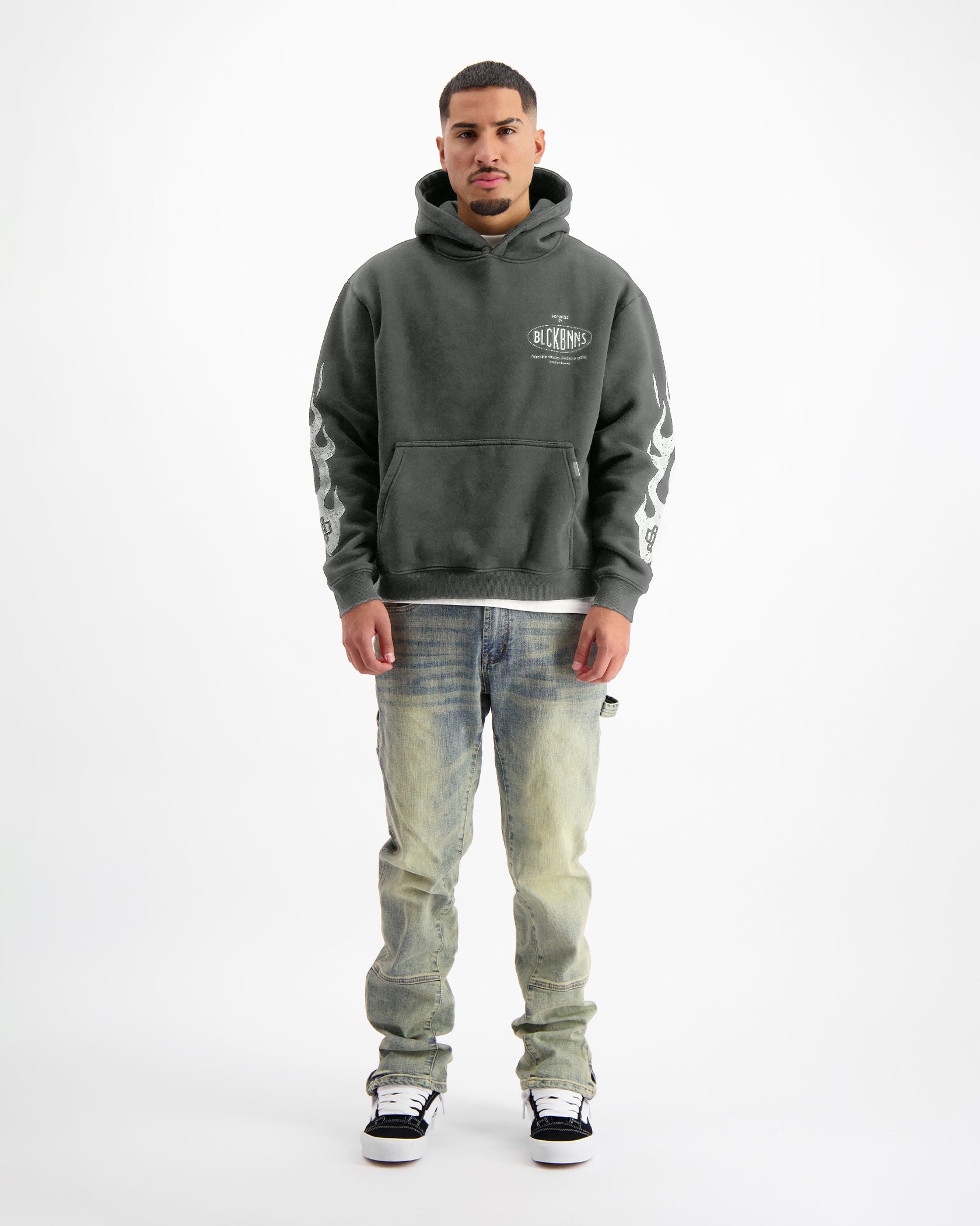 SUDADERA MONO FLAME | Negra