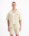 CAMISETA MONOGRAM WAFFLE | Beige