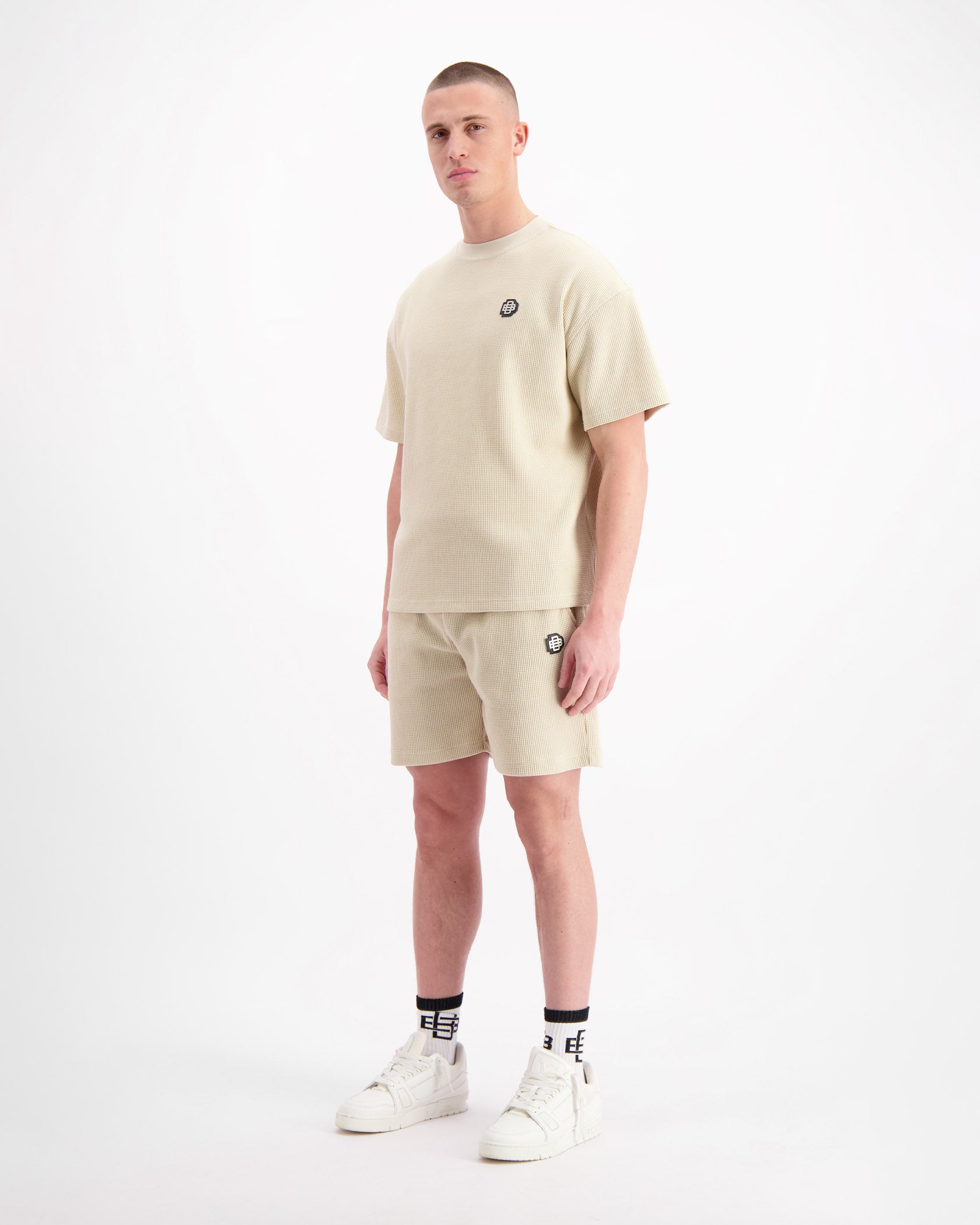 CONJUNTO MONOGRAM WAFFLE | Beige