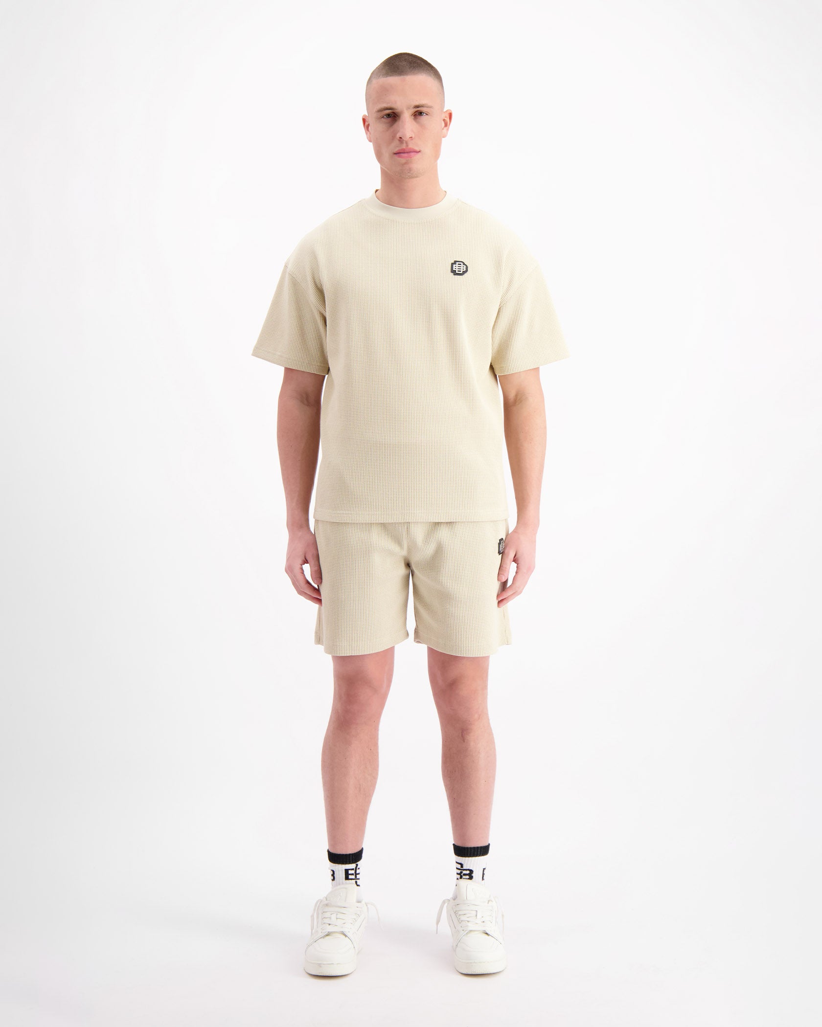 CONJUNTO MONOGRAM WAFFLE | Beige