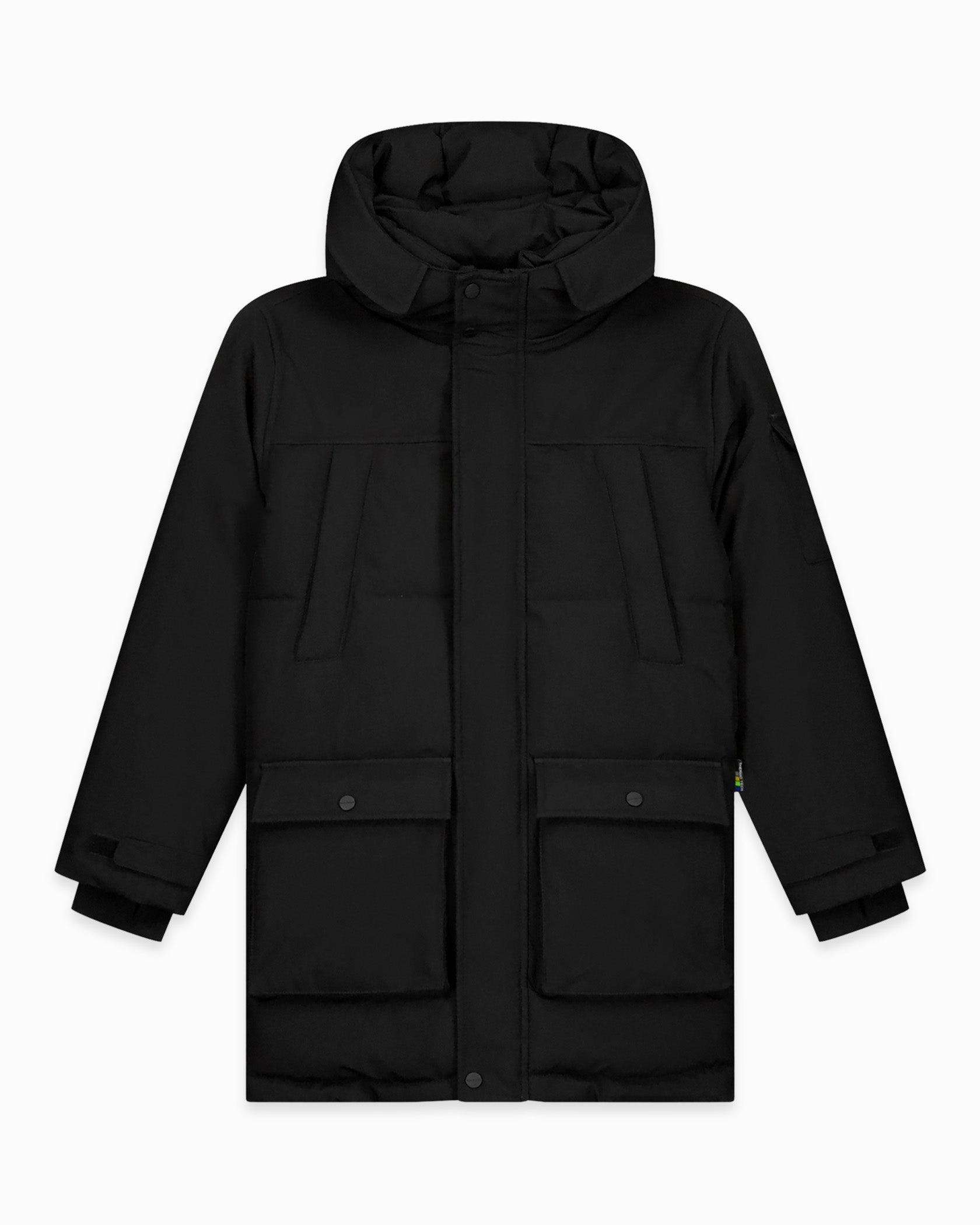 CHAQUETA KIDS PLATE PARKA | Negro