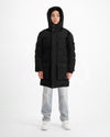 CHAQUETA KIDS PLATE PARKA | Negro