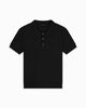 POLO DE PUNTO CON BANDAS | Negro