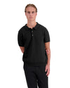 POLO DE PUNTO CON BANDAS | Negro