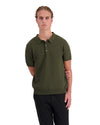 POLO DE PUNTO CON BANDAS | Verde