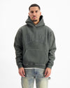 SUDADERA RIPPED ARCH | Negro Lavado