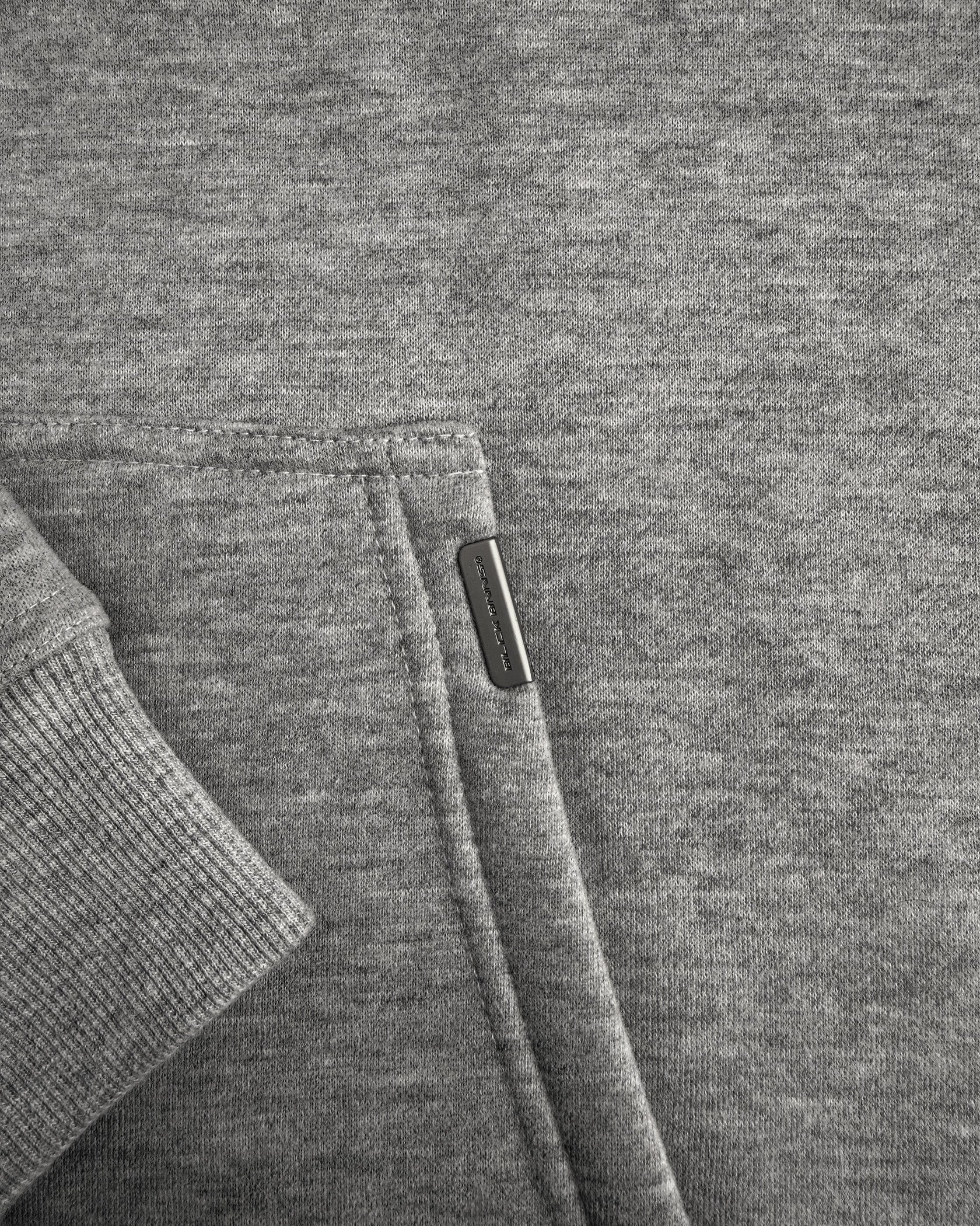 SUDADERA MONOGRAM RIPADA | gris