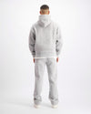 SUDADERA MONOGRAM RIPPED | Melange gris