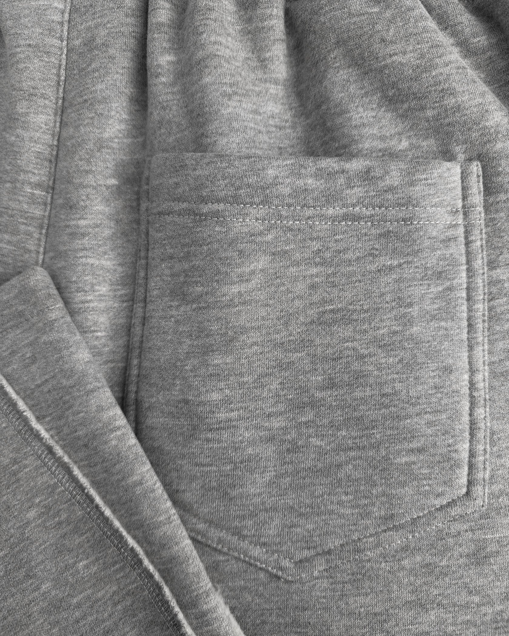 SUDADERA MONOGRAM RIPPED | gris