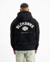 SUDADERA CON CREMALLERA RIPADA | Negra