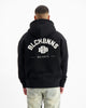 SUDADERA CON CREMALLERA RIPADA | Negra