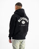 SUDADERA CON CREMALLERA RIPADA | Negra