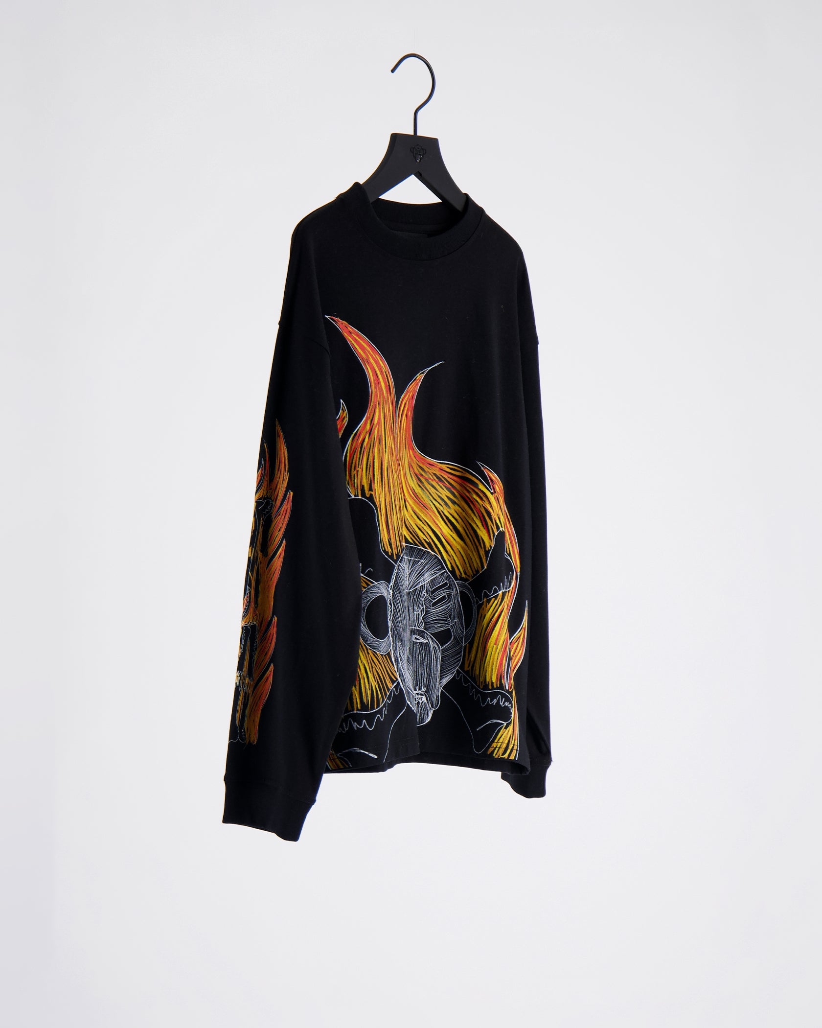 MUESTRA DE CAMISETA DE MANGA LARGA PARA NIÑOS | Negro