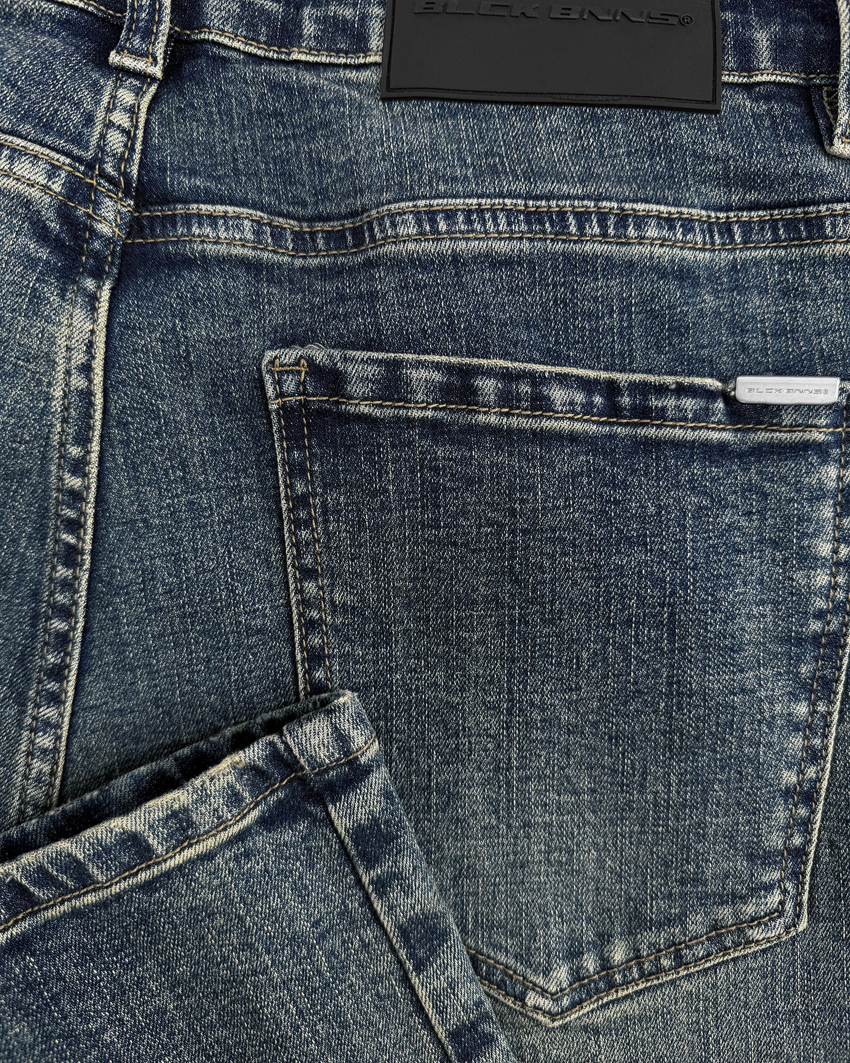 DENIM SLIM DE BORDE SUAVE | Azul