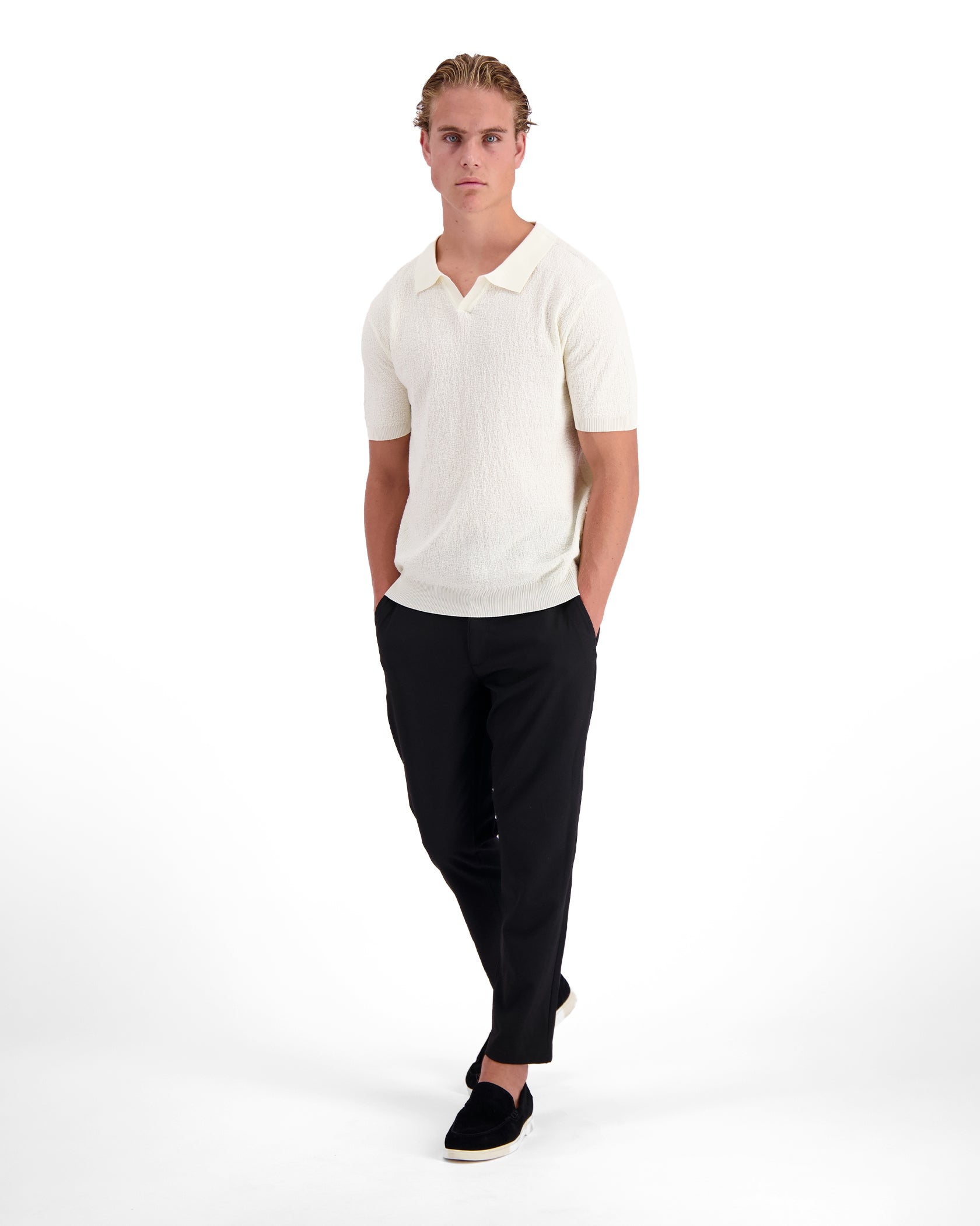SOFT TOUCH POLO | Blanco hueso