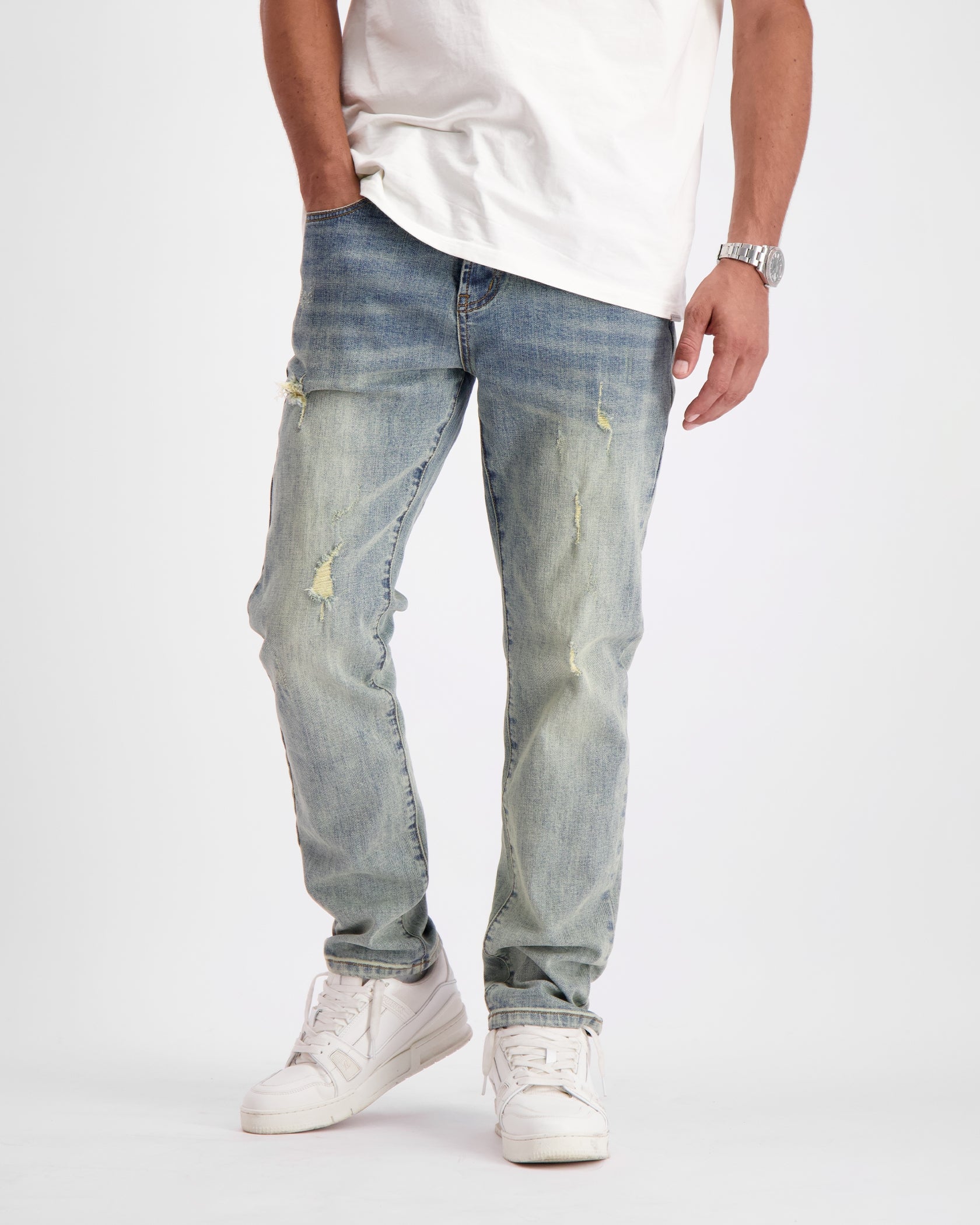 STRUCTURE SLIM DENIM | Azul