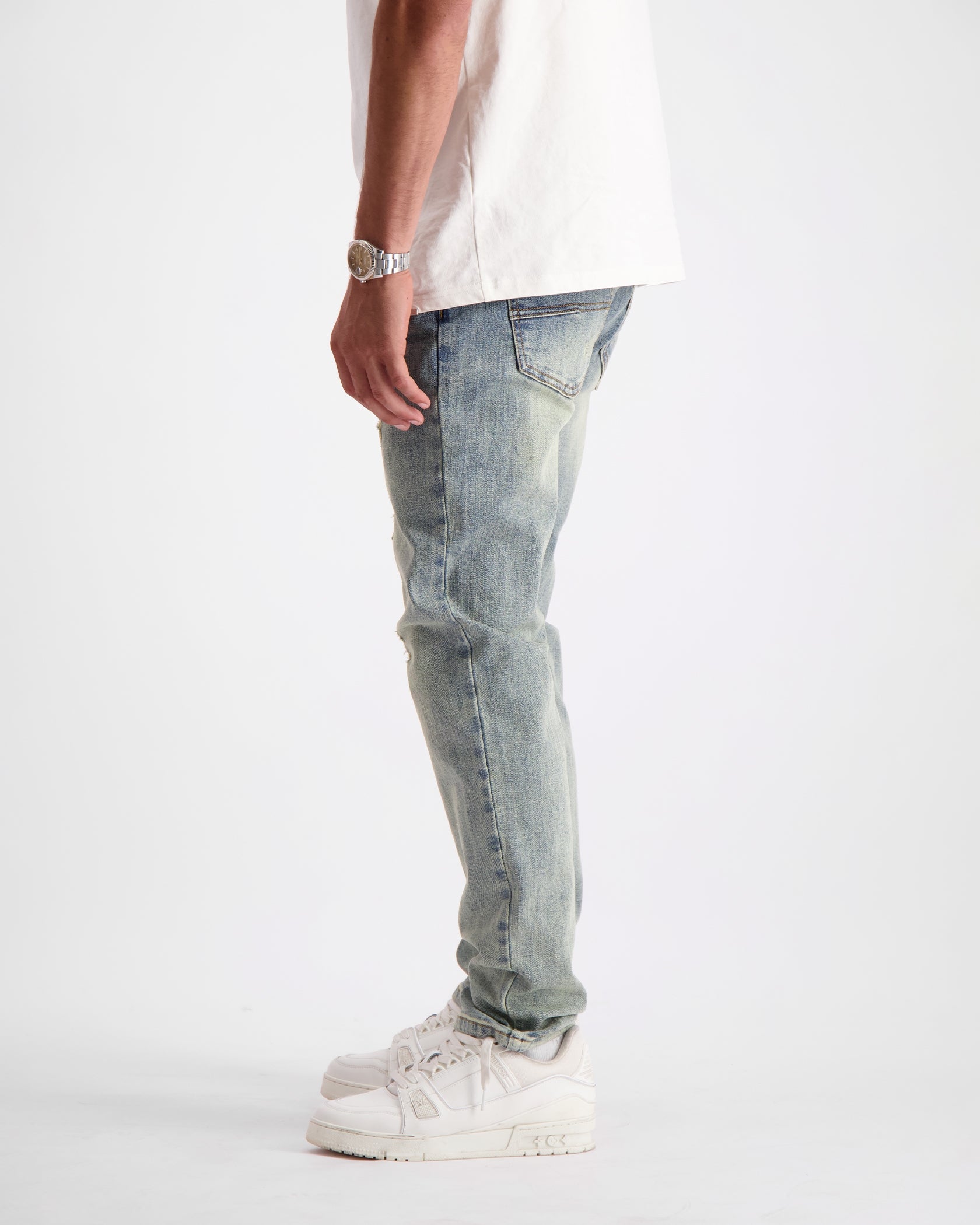 STRUCTURE SLIM DENIM | Azul
