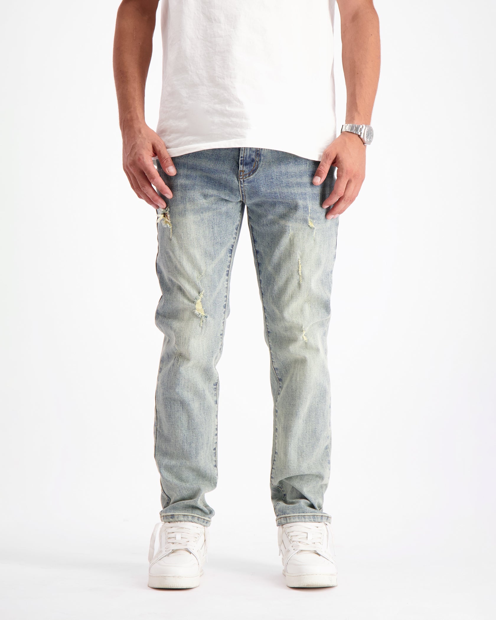 STRUCTURE SLIM DENIM | Azul