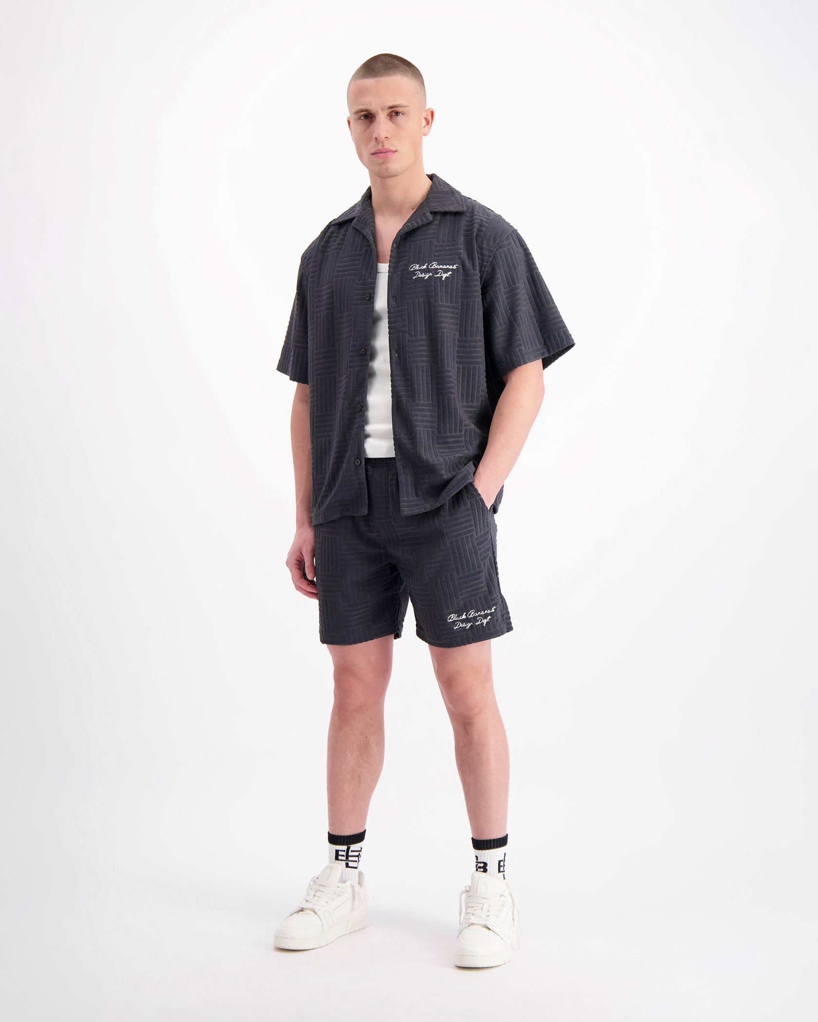 TERRY RESORT SET | azul marino