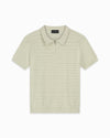 POLO CON CREMALLERA TEXTURADA | gris