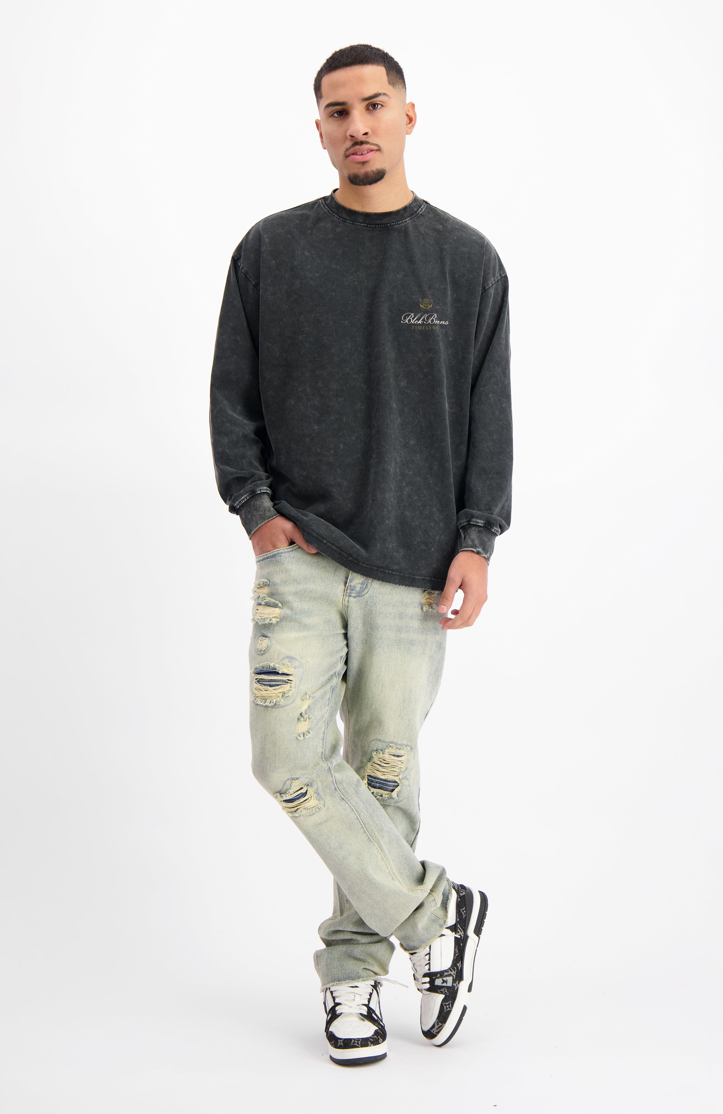 MANGA LARGA SIN TIEMPO | Negra