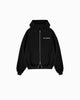 SUDADERA TTD ZIP | Negra