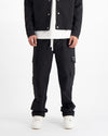 PANTALÓN TWILL CARGO | Negro
