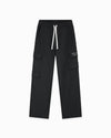 PANTALÓN TWILL CARGO | Negro