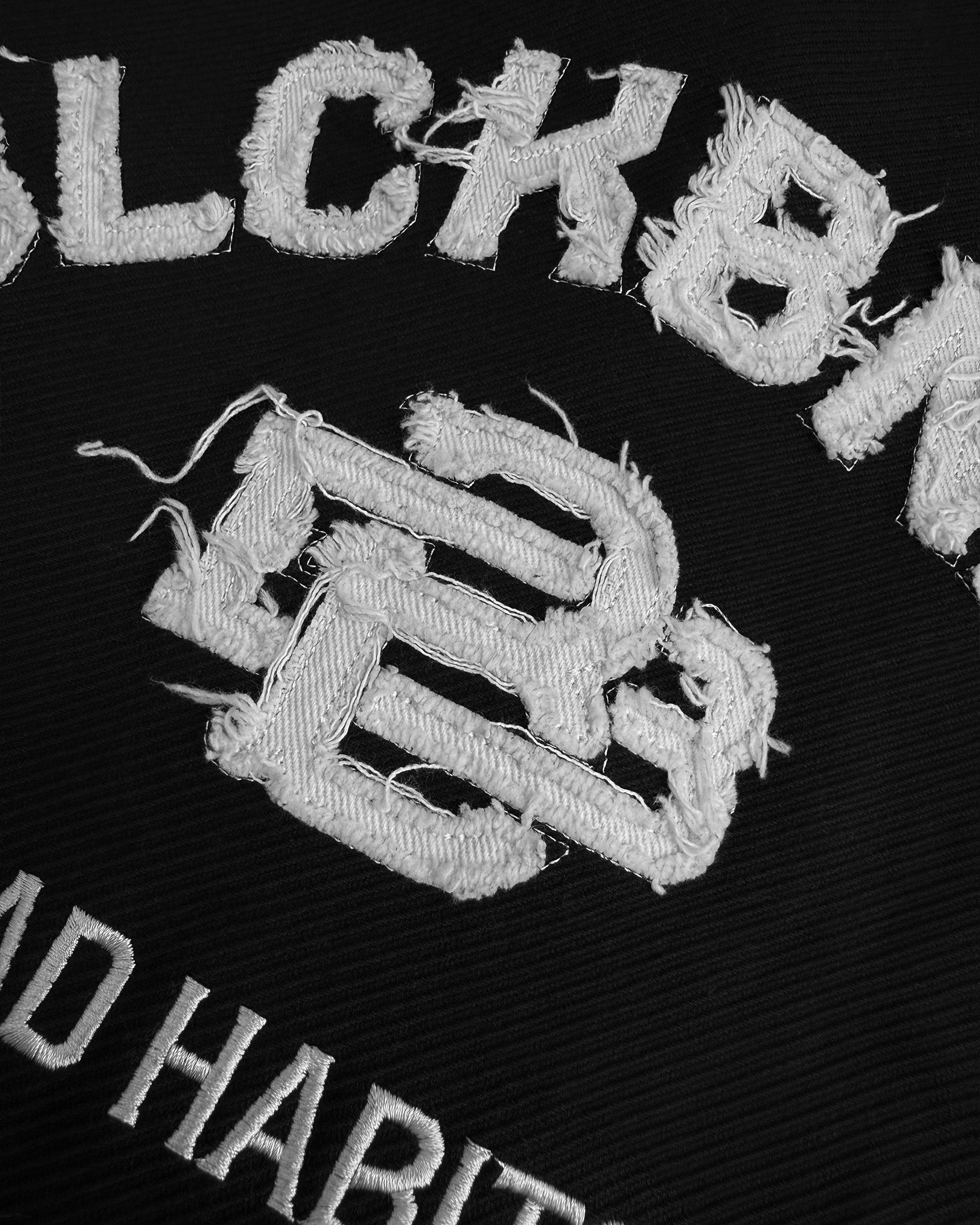 CHAQUETA TWILL RIPPED | Negro