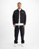CHAQUETA TWILL RIPPED | Negro